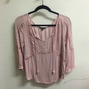American Eagle boho shirt